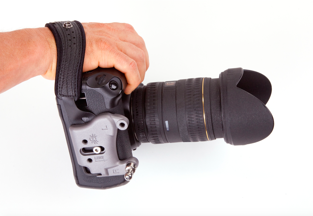 SpiderPro Hand Strap’s meticulous design and proprietary materials mark a paradigm shift in how a professional hand strap should look, feel and function.