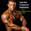Learn how to spray tan bodybuilders