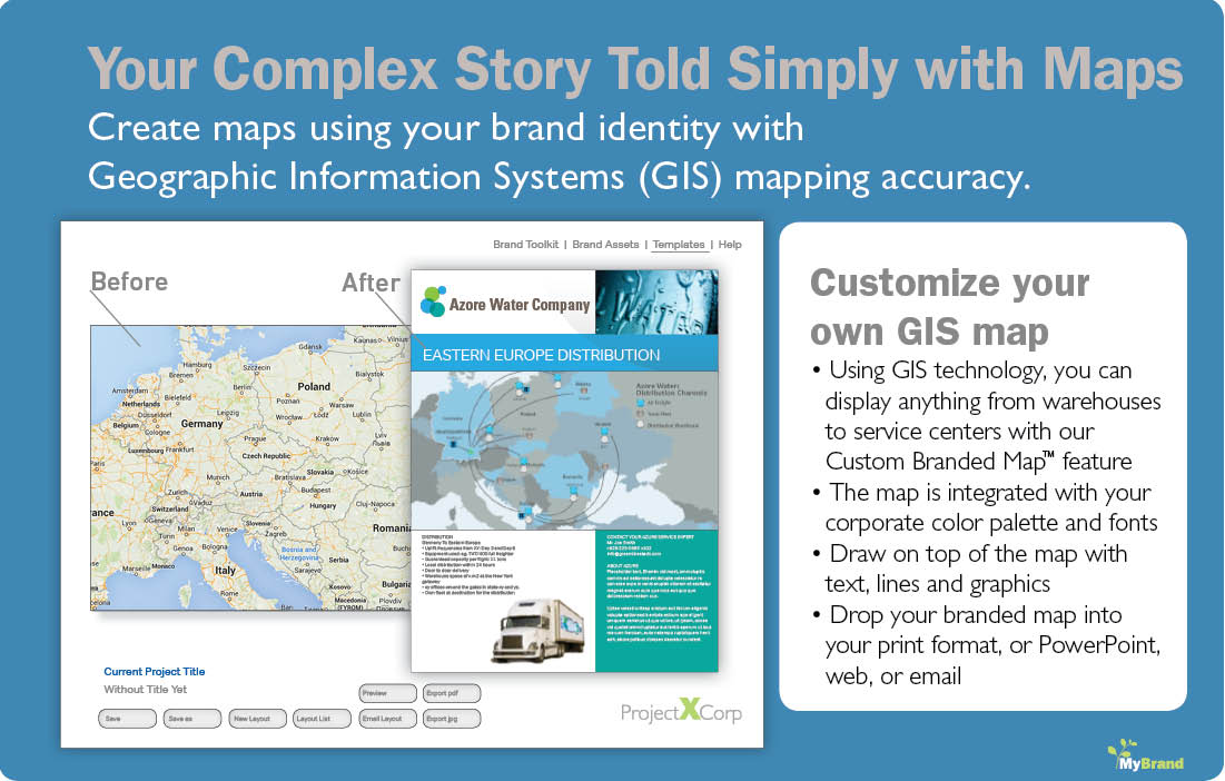 Customize Geographic Information Syatem (GIS) maps.