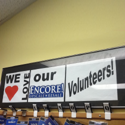 Encore is 95% staffed by volunteers
