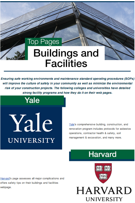 Triumvirate's building and facilities resource library.