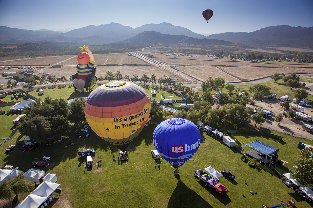Temecula Valley Balloon & Wine Festival Blends Fine Wines, Huge