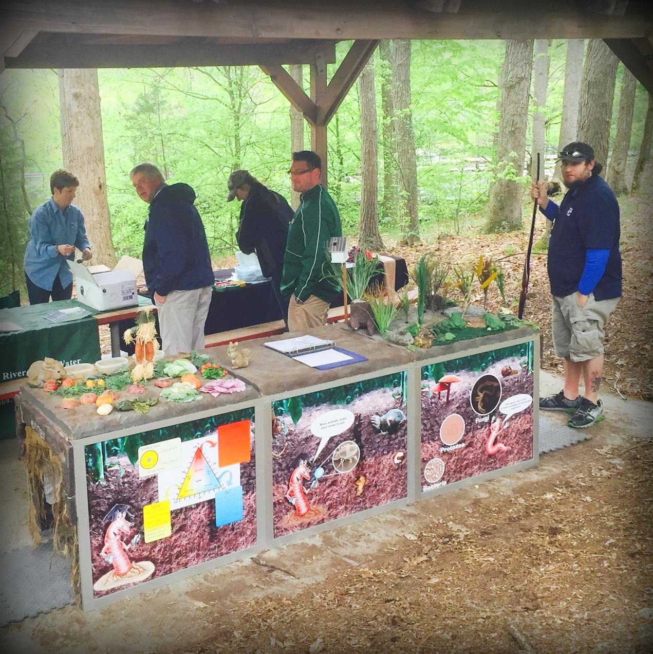 Gardening, soil conservation and native plant demonstrations were enjoyed by RiverFest participants.