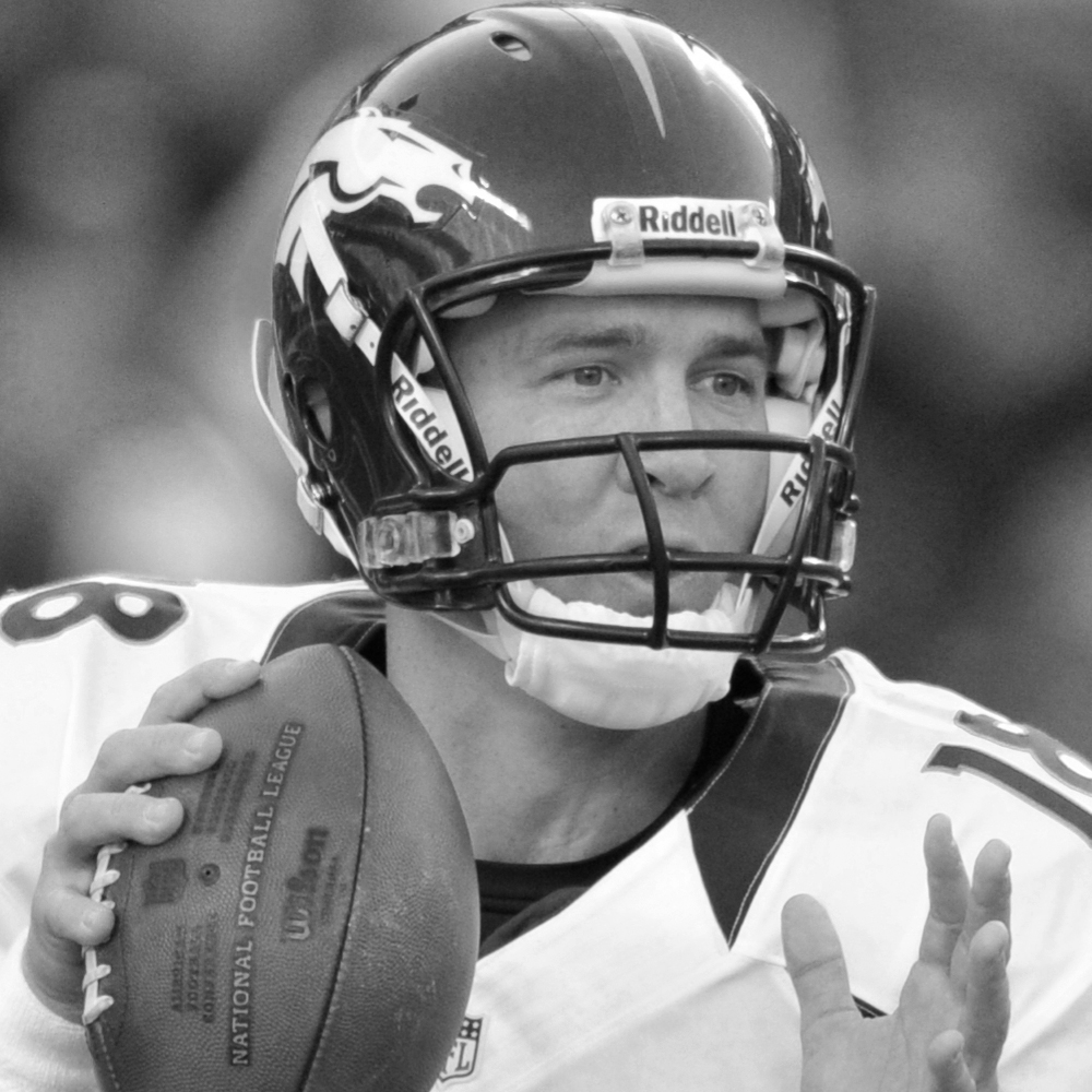 Peyton Manning is the world famous quarterback of the Denver Broncos and a great Leader