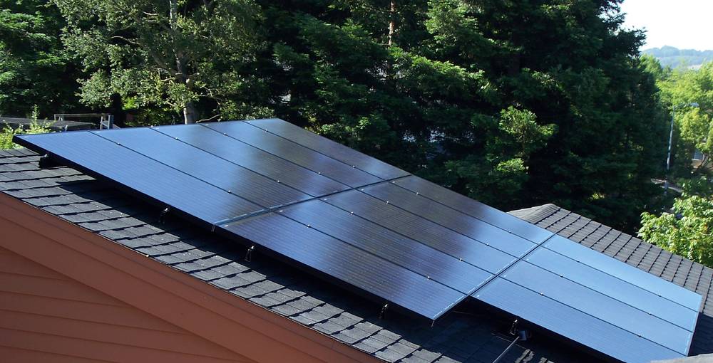 Solar Panels on Home in Santa Rosa, California