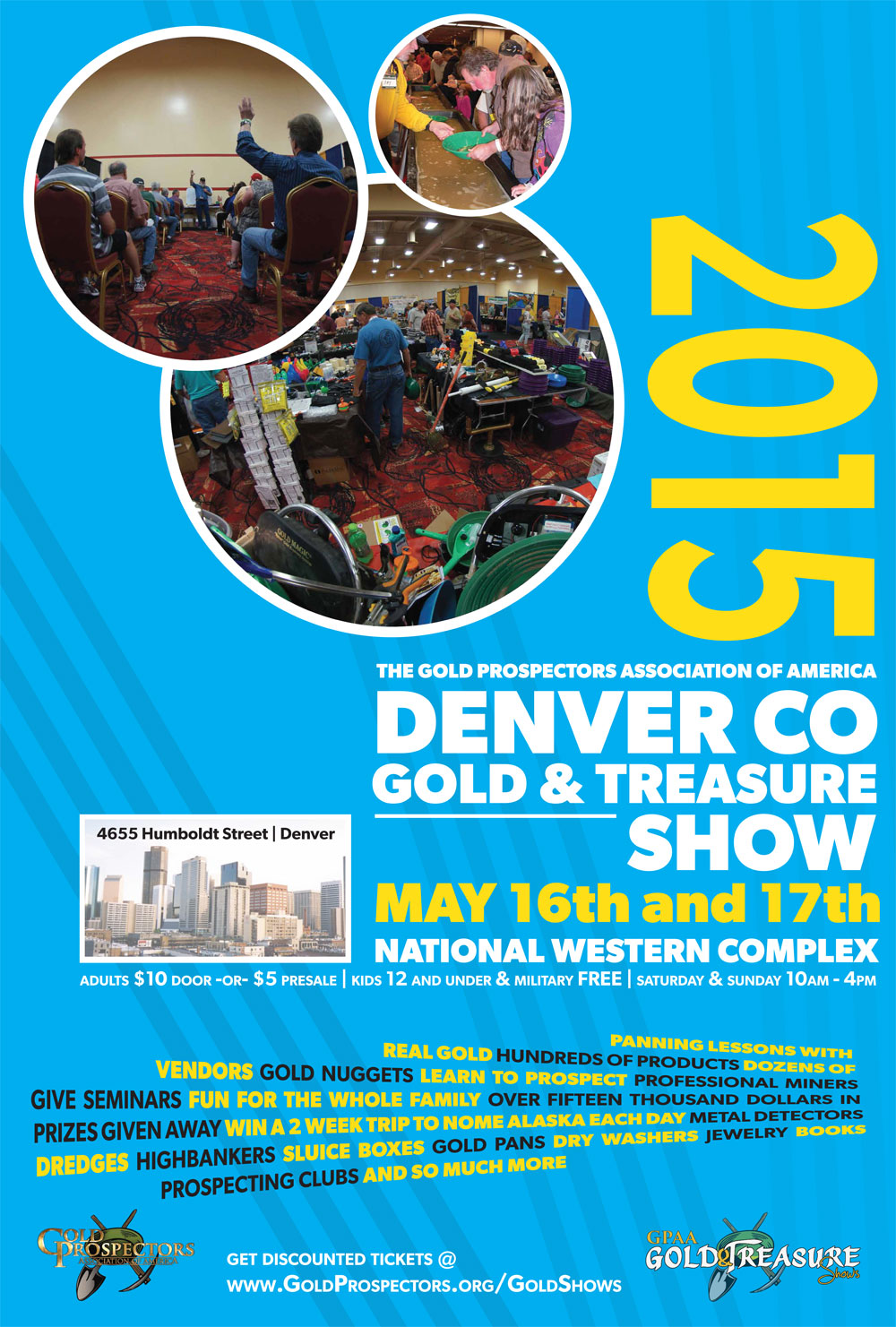 Denver Gold and Treasure Show Flyer