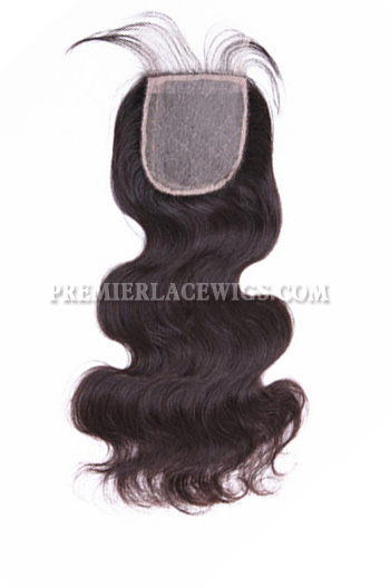 Premierlacewigs.com Brazilian Virgin Hair Silk Base Closure Body Wave