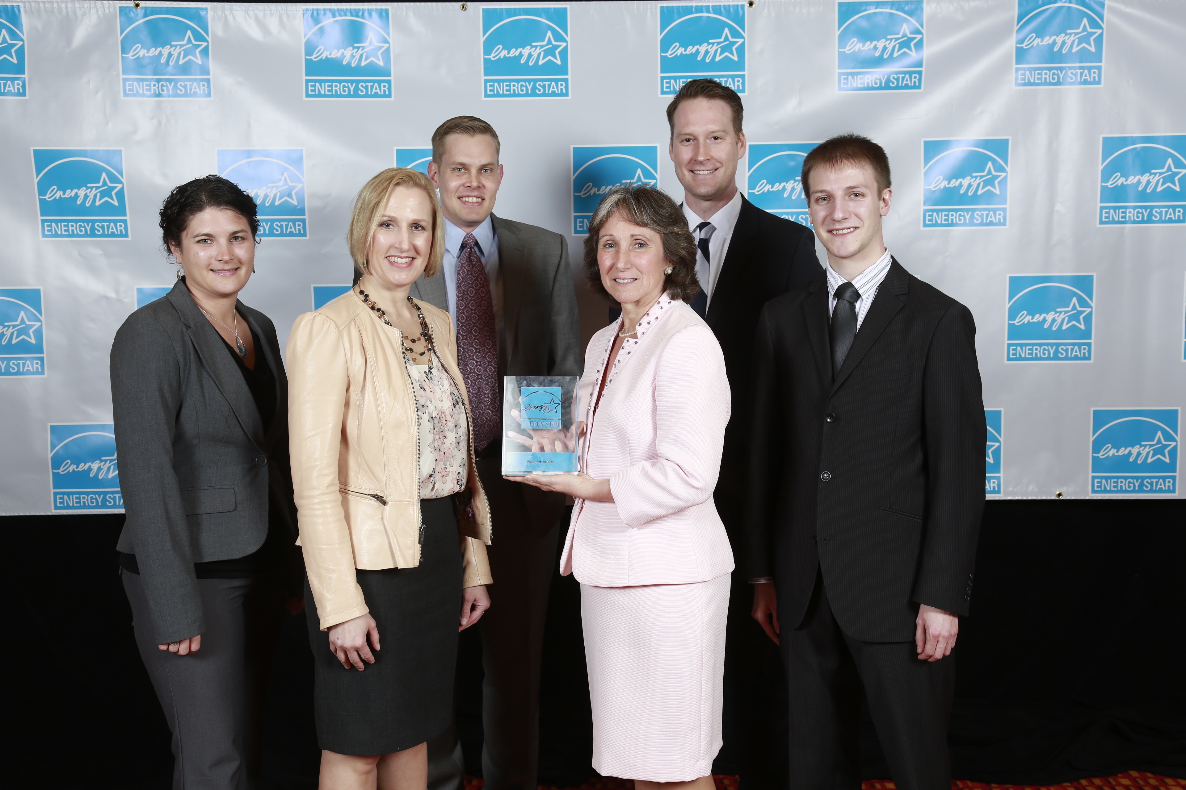EnergyPrint team members in Washington, D.C. to receive 2015 ENERGY STAR Partner of the Year Award.