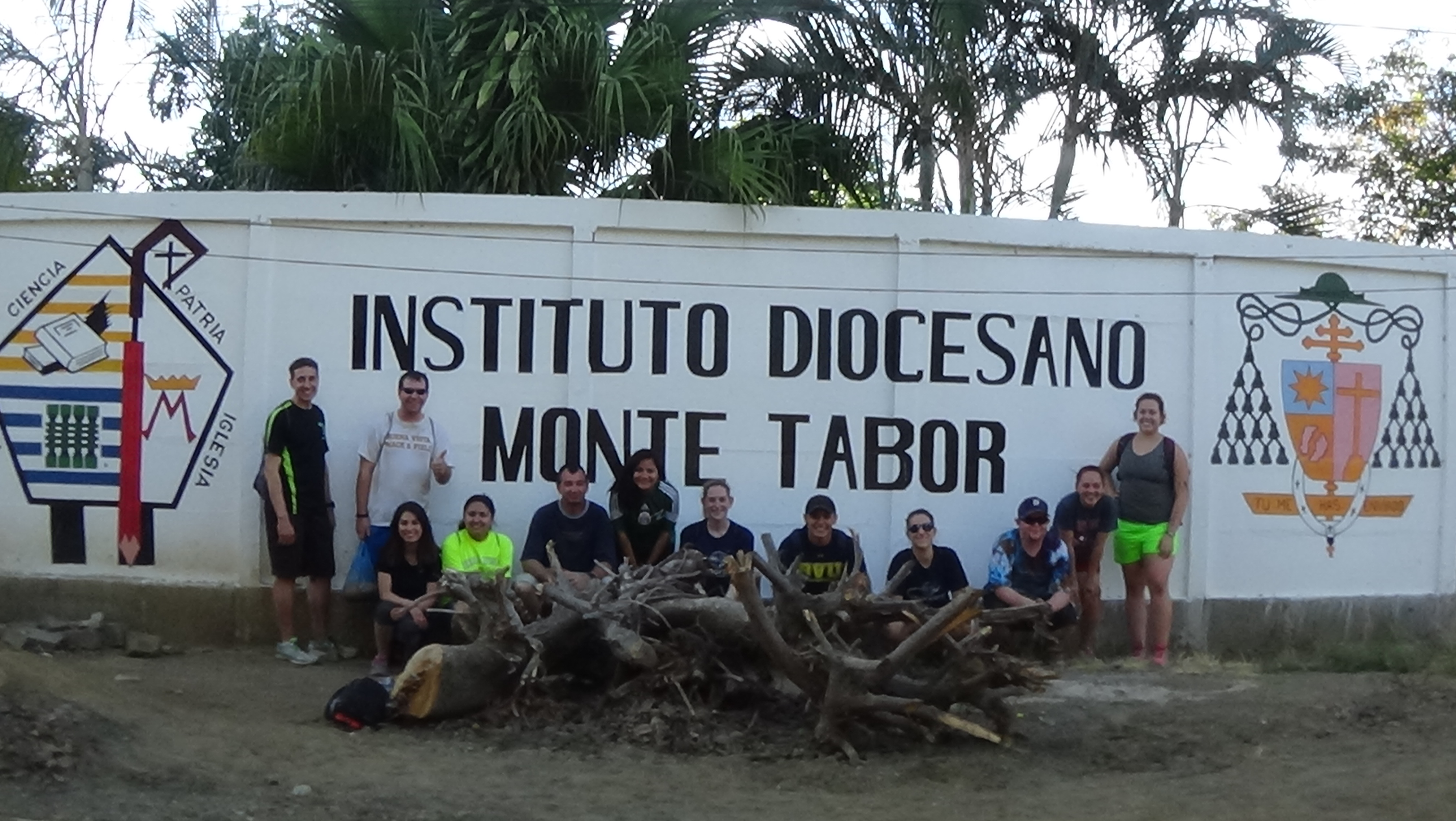 BVU students who participated in the AWOL developing communities trip in Nicaragua