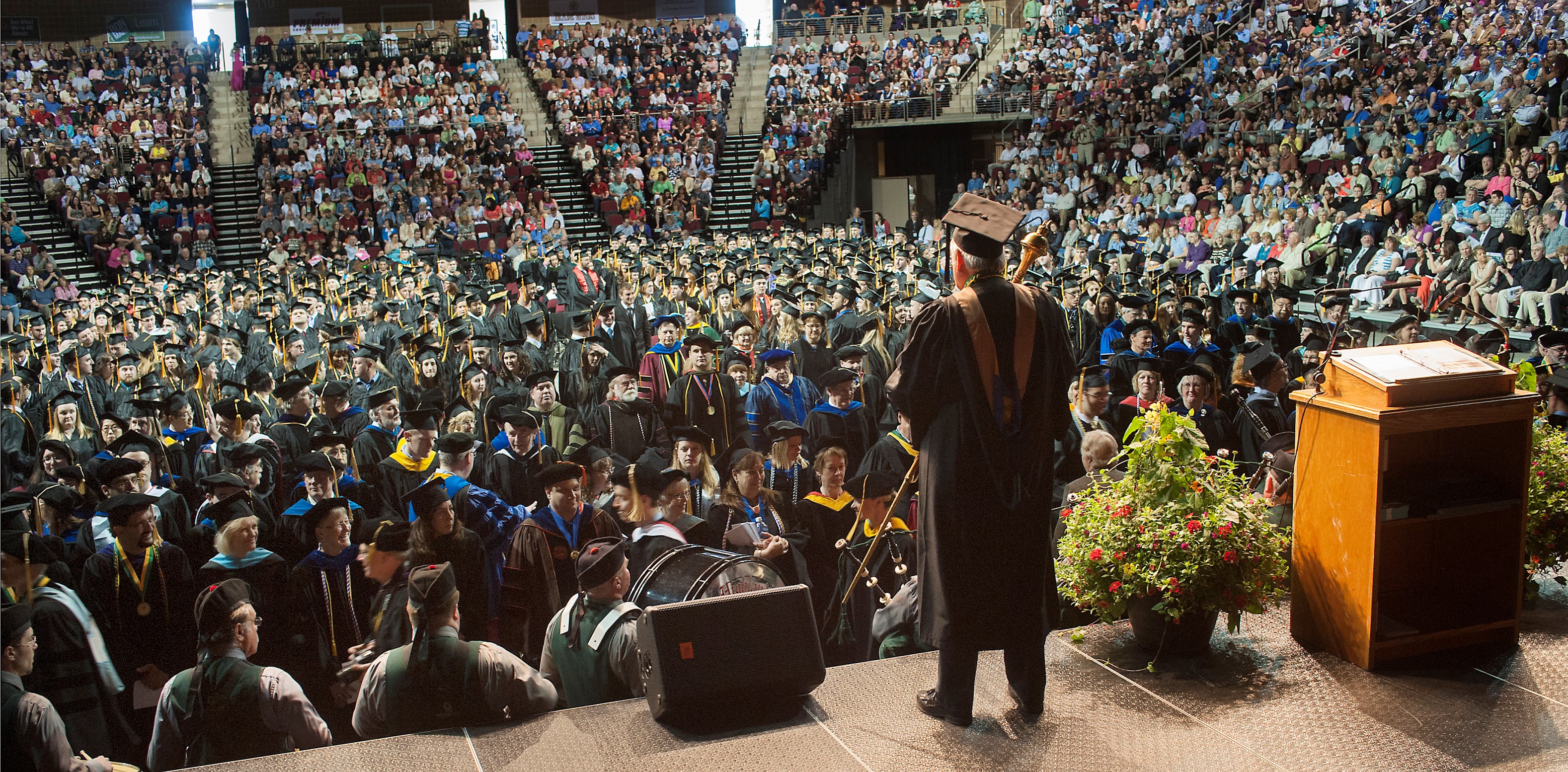 Husson University's 2014 Commencement was held at the Cross Insurance Center