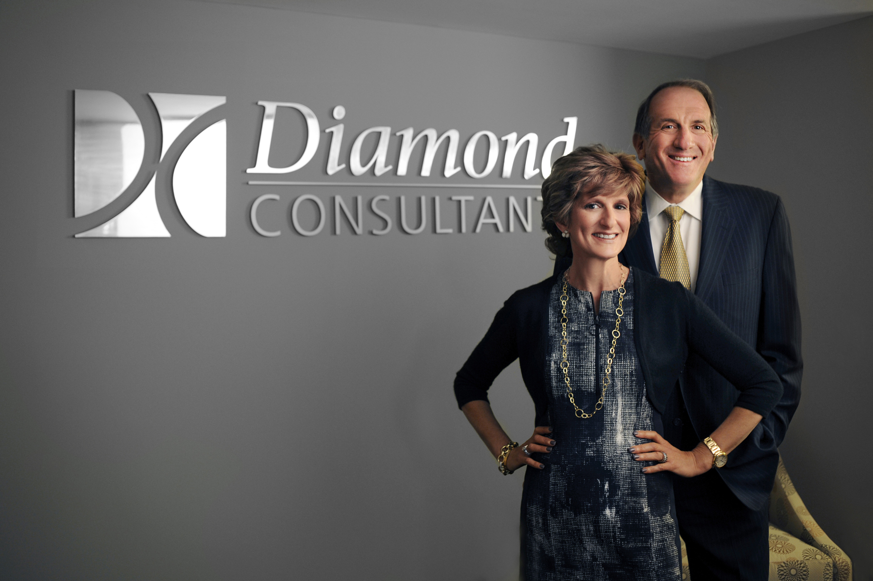 Mindy and Howard Diamond at new Morristown Headquarters