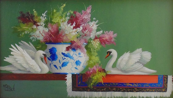 Swan Porcelains by MacArgel