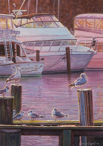 Sunrise at the Marina, by W. Siegrist