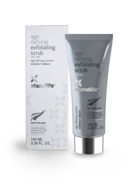 Age Defying Scrub for Men without microbeads at www.xtend-life.com