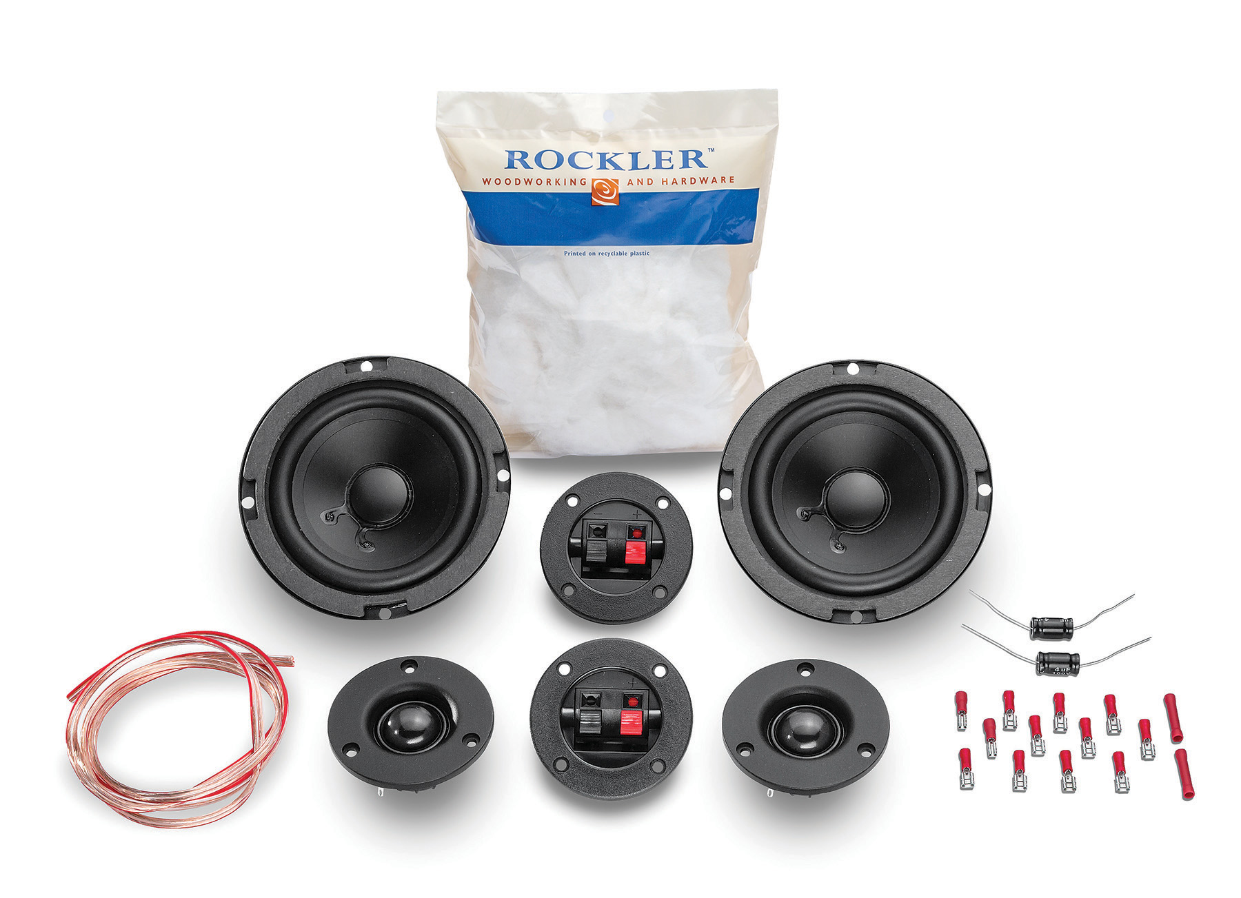 The 5" DIY Speaker kit - everything you need except for the speaker box material.