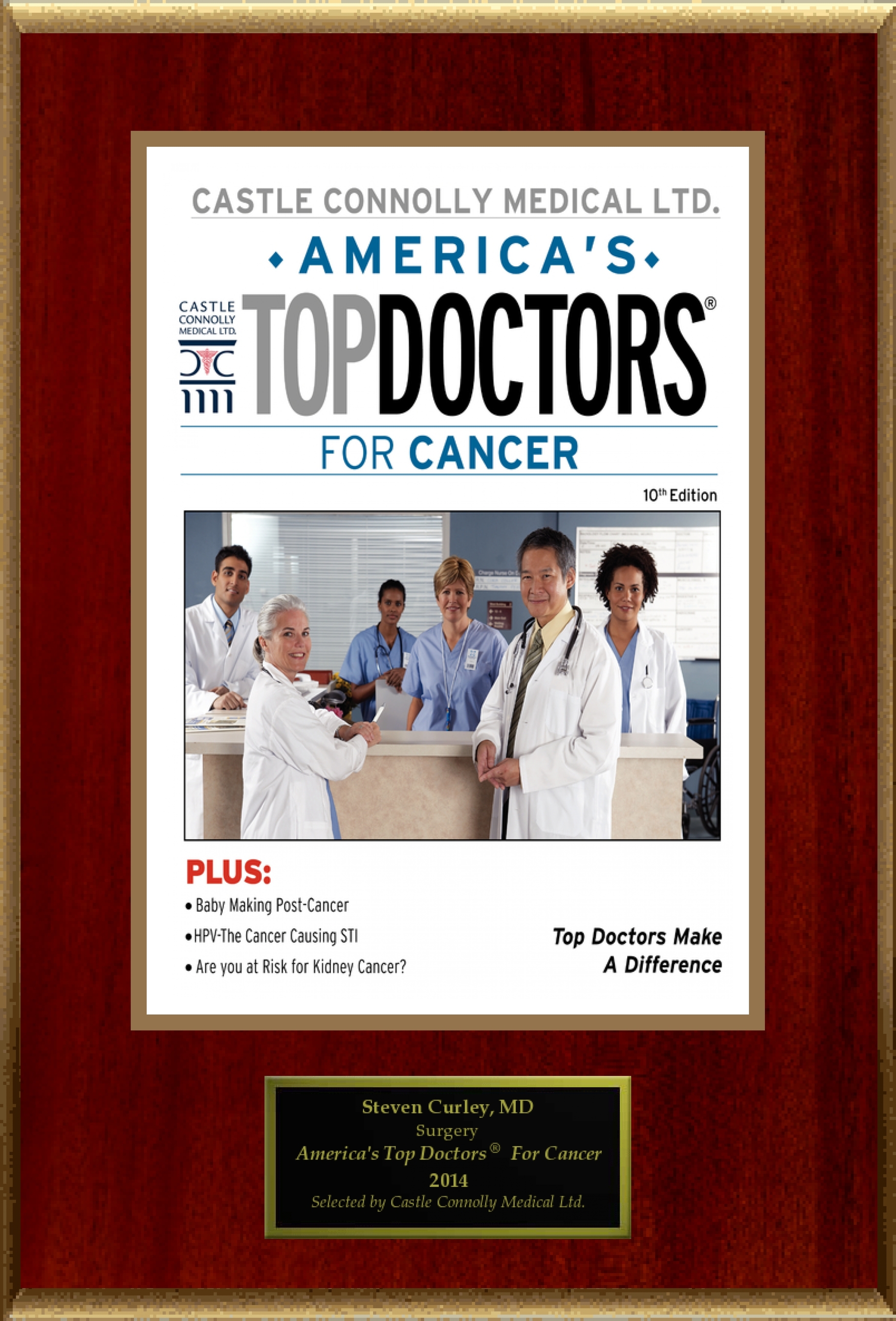 Dr. Steven A. Curley America's Top Doctor