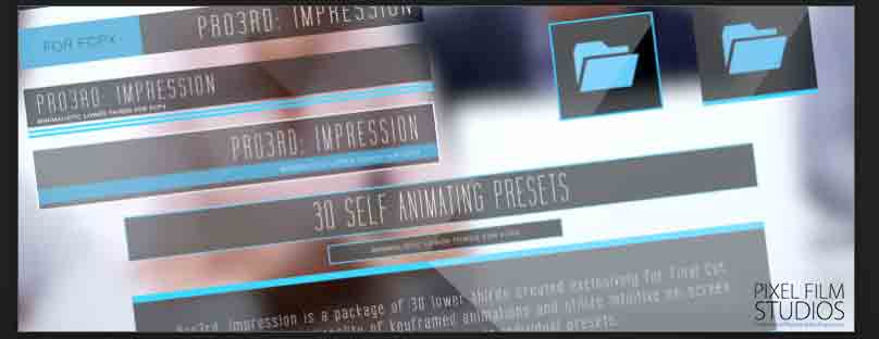 Pro3rd Impression Plugin from Pixel Film Studios