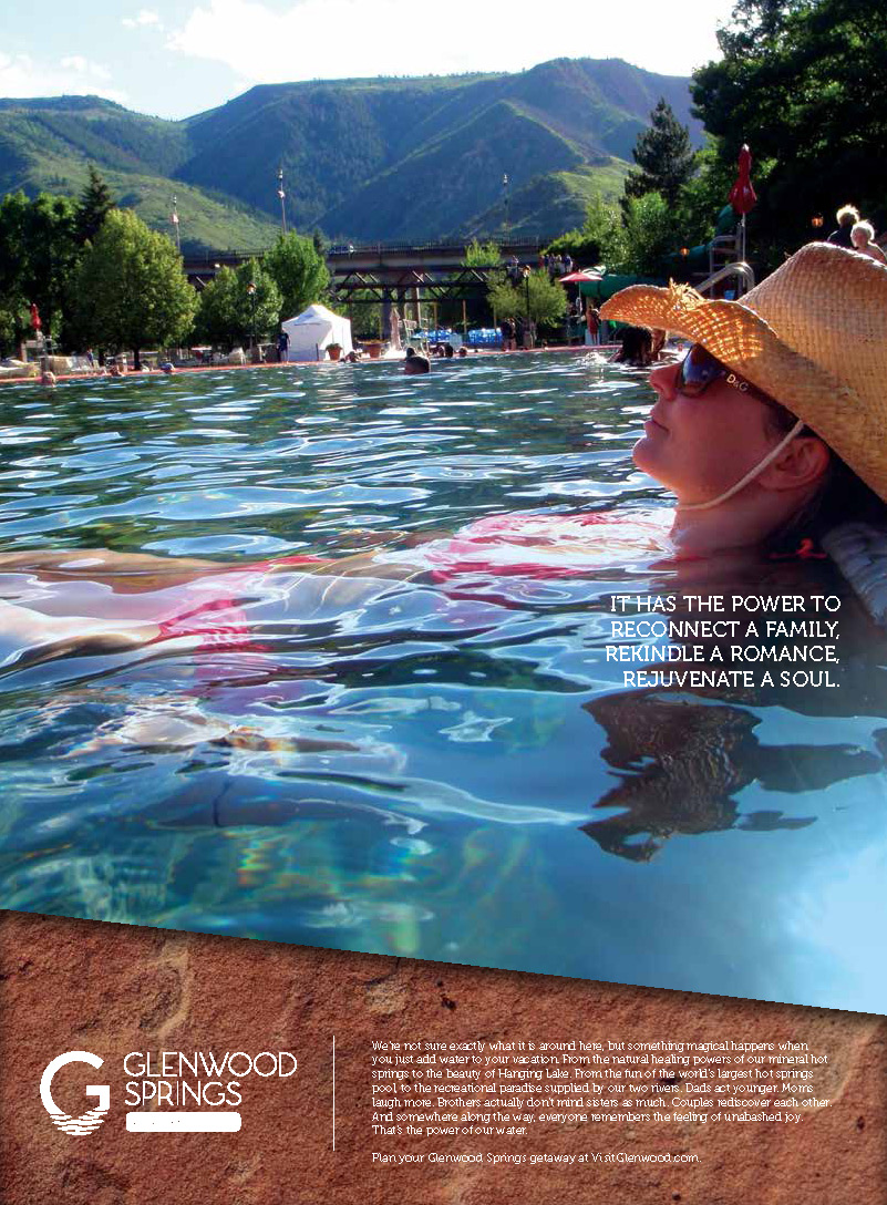 New ad campaign for Glenwood Springs, CO.