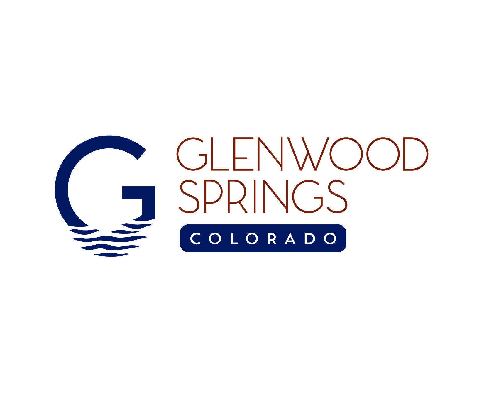 alternative version of new Glenwood Springs logo