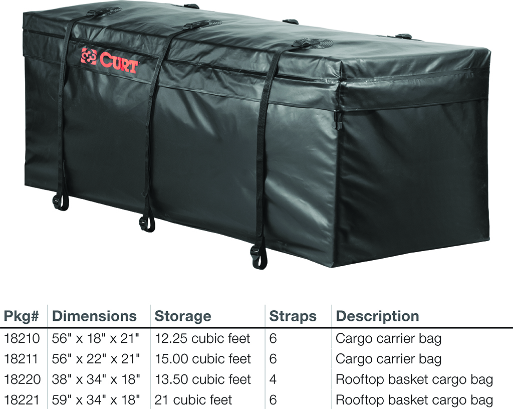 CURT Offers a Full Line of Cargo Bags