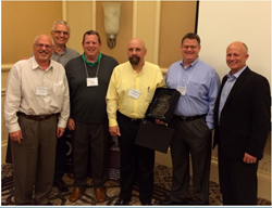 Aristech Surfaces leadership receives Jacuzzi operational excellence award