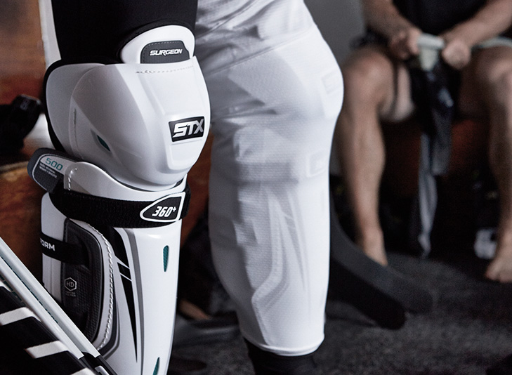 Surgeon 500 Shin Guards include PrecisioN Fit, Moisture Management HD Foams and STX's 360 + Strap.