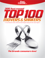 The 2015 Fast Casual Top 100 Movers & Shakers publication is now available for download.