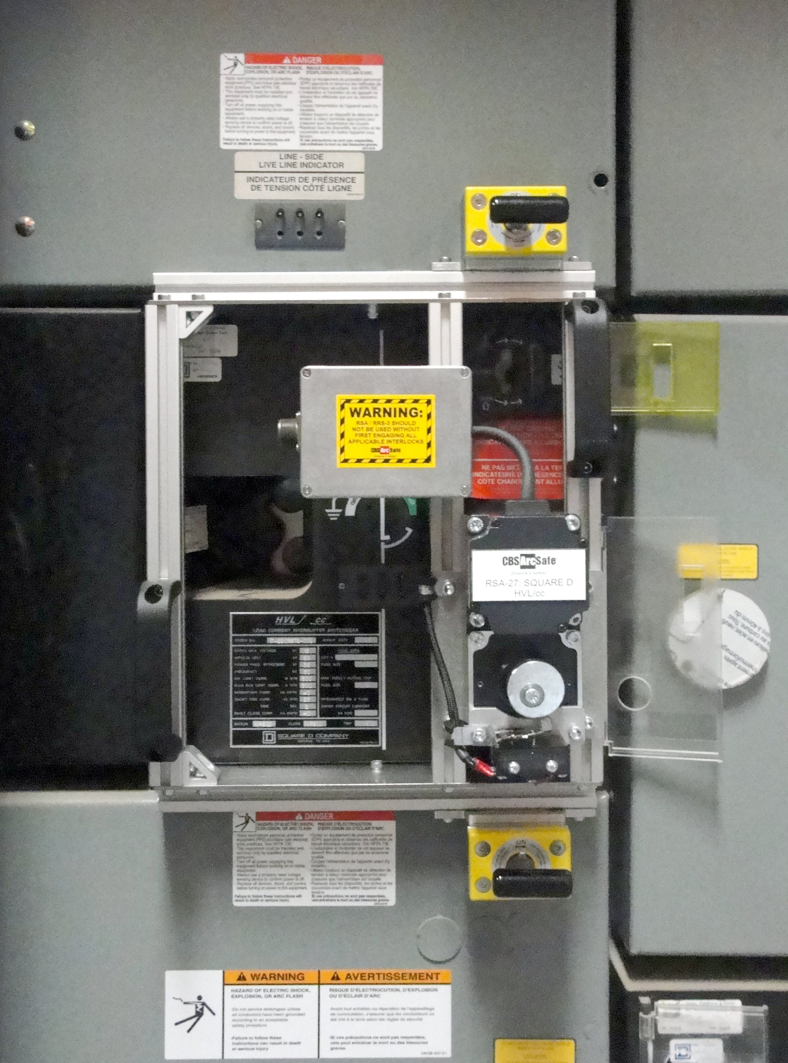 RSA-27 Remote Switch Actuator Installed