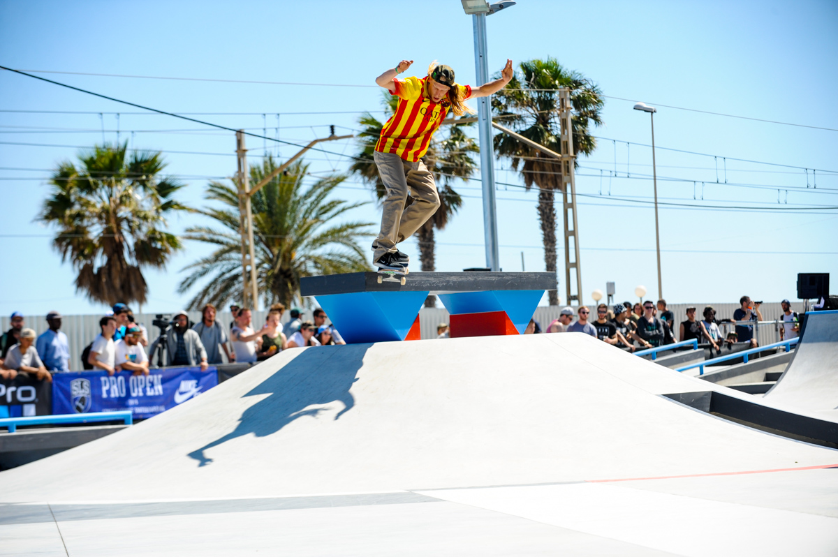 Monster Energy's Tim Zom at the SLS Nike SB Pro Open Qualifiers in Barcelona