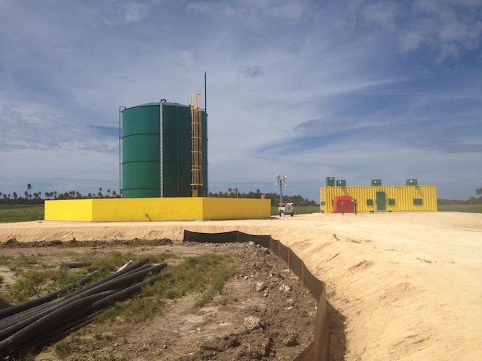 Landfill leachate collection system and pump house, Vega, Baja, Pueto Rico