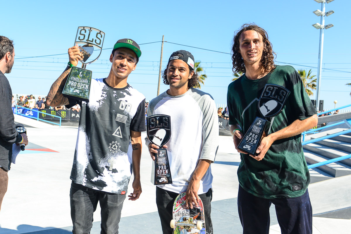 Monster Energy's Nyjah Huston Takes First Place at the SLS Nike SB Pro Open in Barcelona