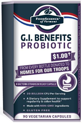 The first in our line of G.I. Benefits supplements: Meet our new G.I Benefits Probiotic