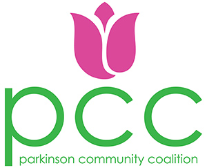 Logo for Parkinson Community Coalition, headquartered in Charlotte, NC