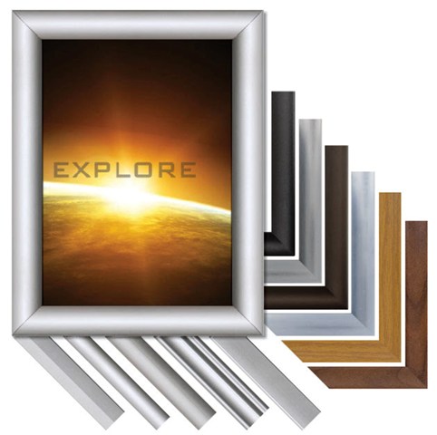 Fully Assembled Front Loading Aluminum Frames & Aluminum Frame Profiles for Wide Format Graphics