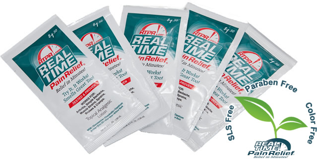 Real Time Pain Relief Travel-Size Packs