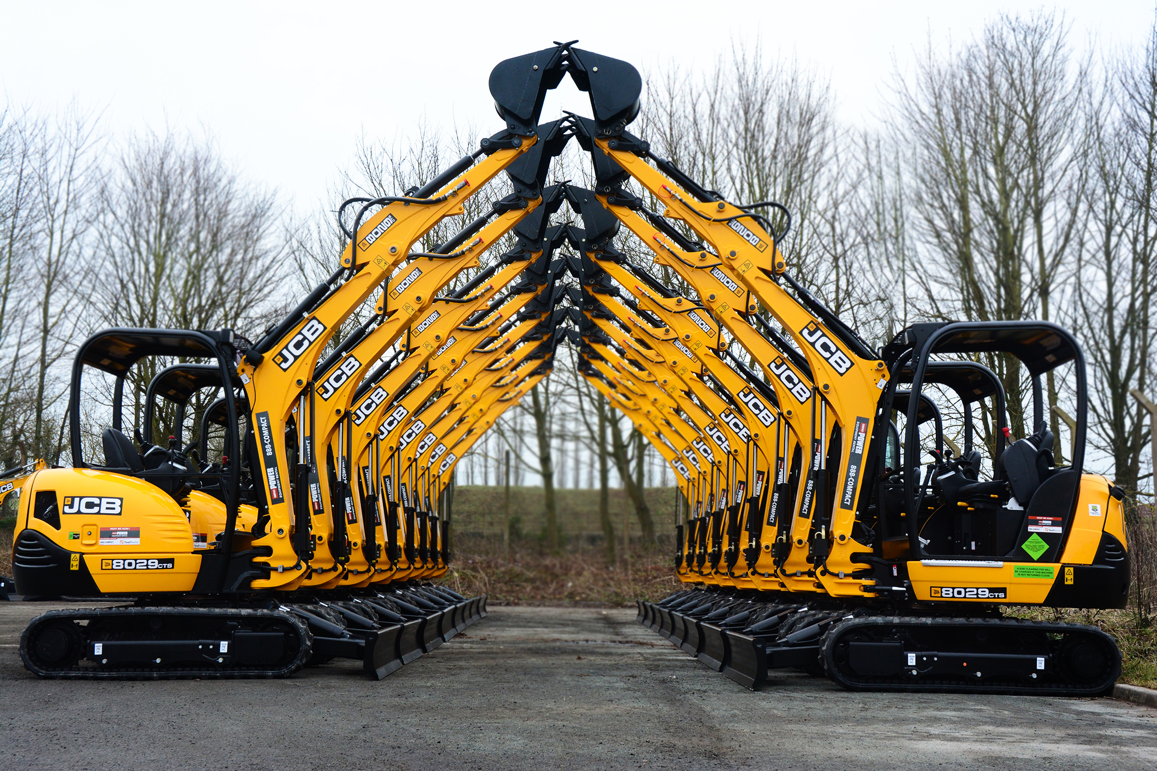JCB's factories produced more than 64,000 machines in 2014, and the company achieved sales of $3.9 billion.