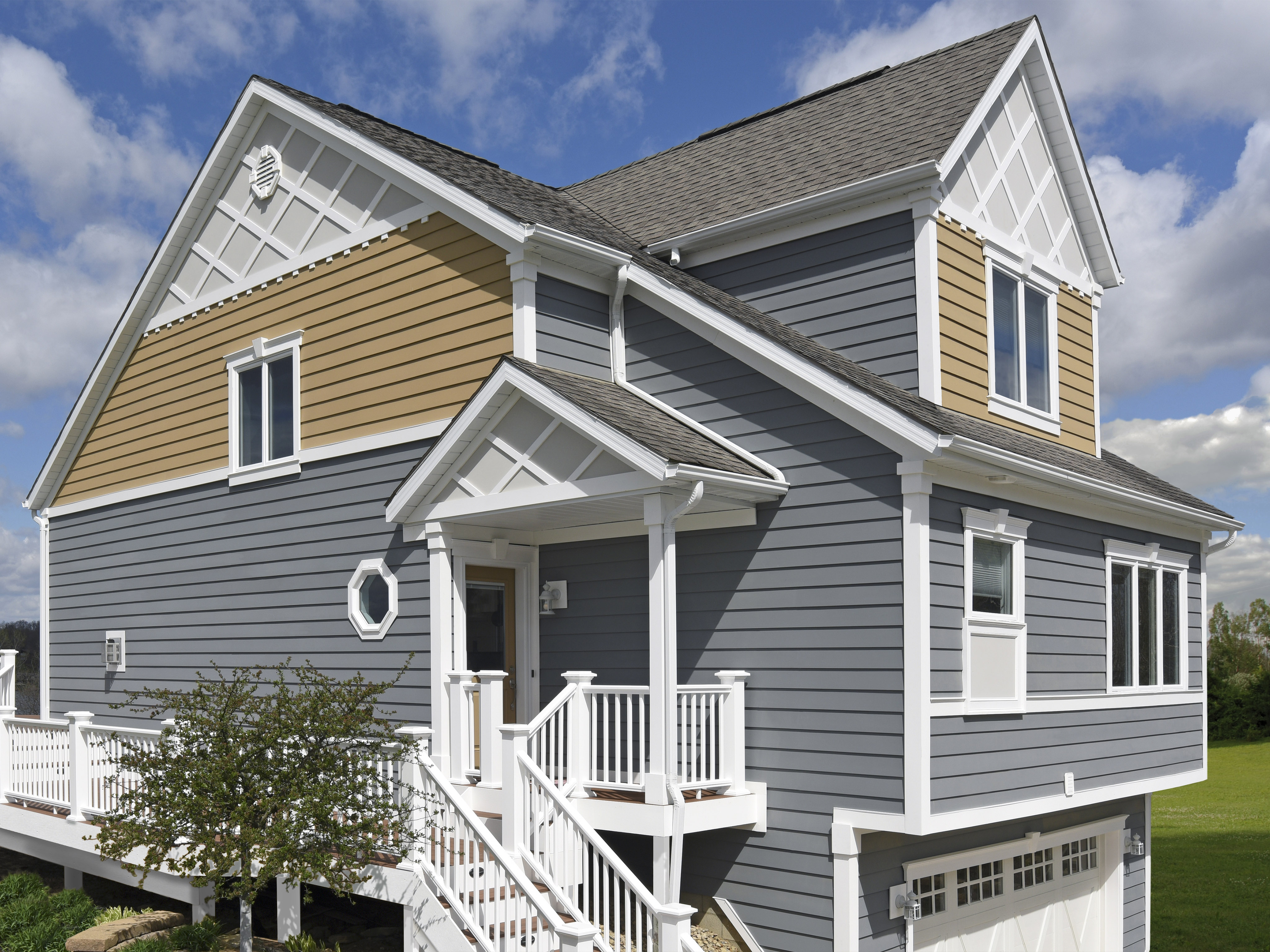 AZEK Quick-Corner can be installed with virtually any type of siding.