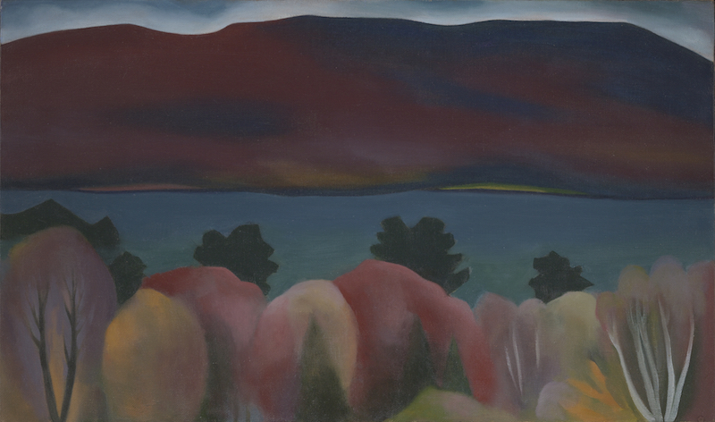 Georgia O'Keeffe (1887-1986) Lake George- Autumn, 1922