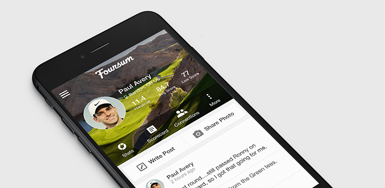 Foursum App Header