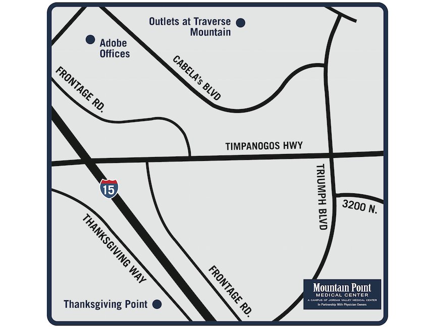 Mountain Point Medical Center Site Map