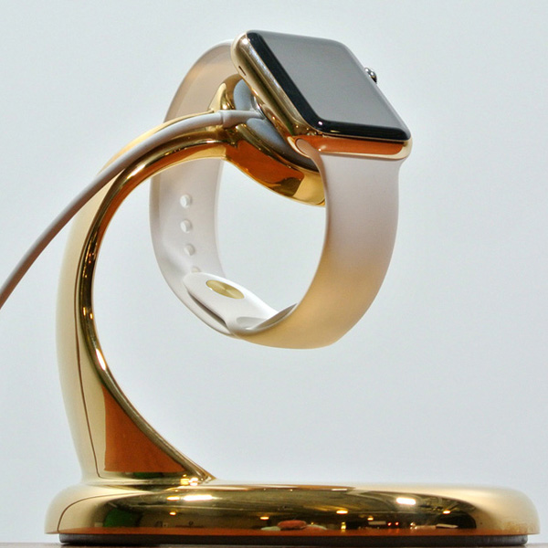 TockDock Gold Edition Bedside Stand For Apple Watch Edition