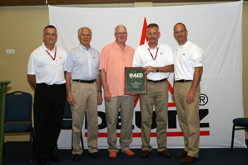 DEUTZ Corporation Recognized by Associated Equipment Distributors (AED) for Fifty Year Membership.
