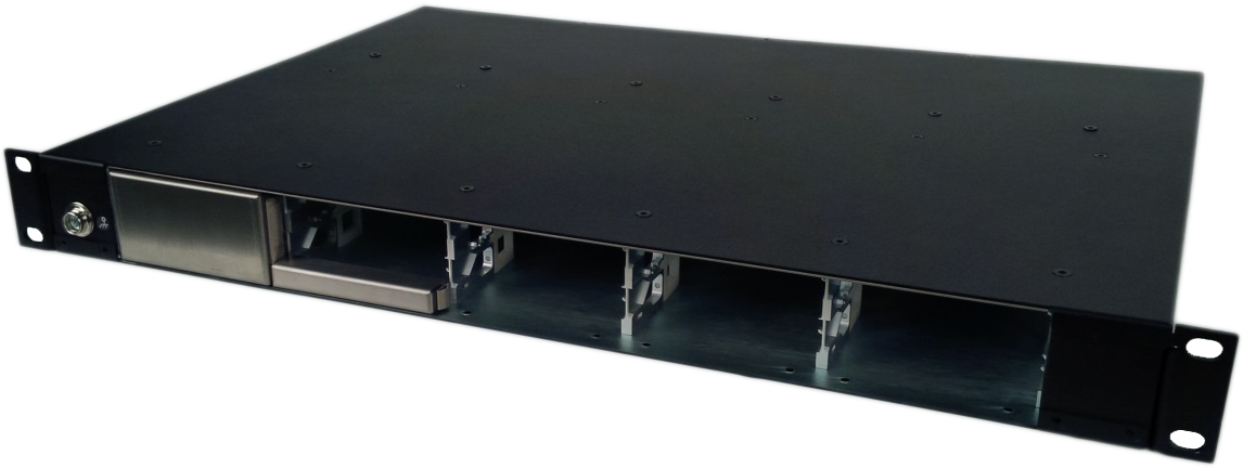 PXS0108 low-cost 1U MicroTCA chassis