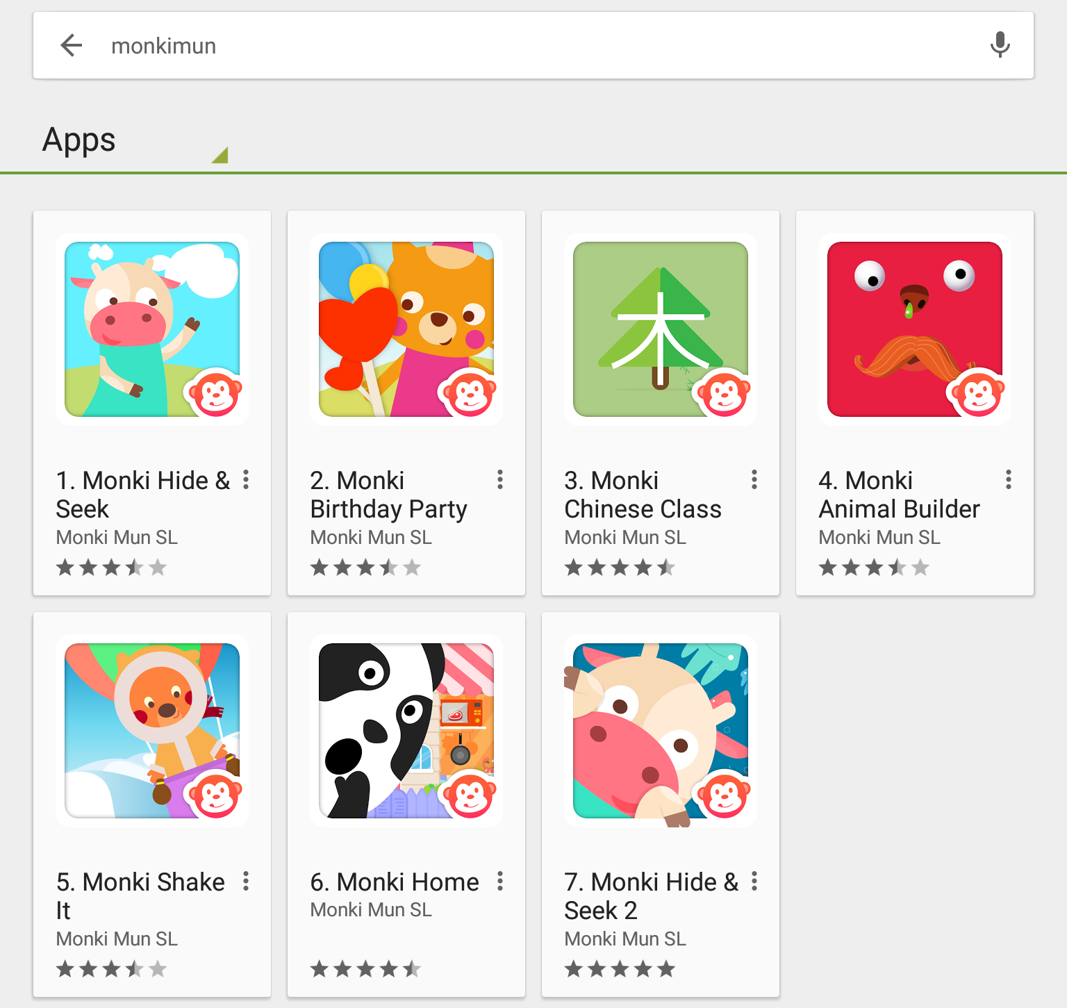 Monkimun apps on Google Play