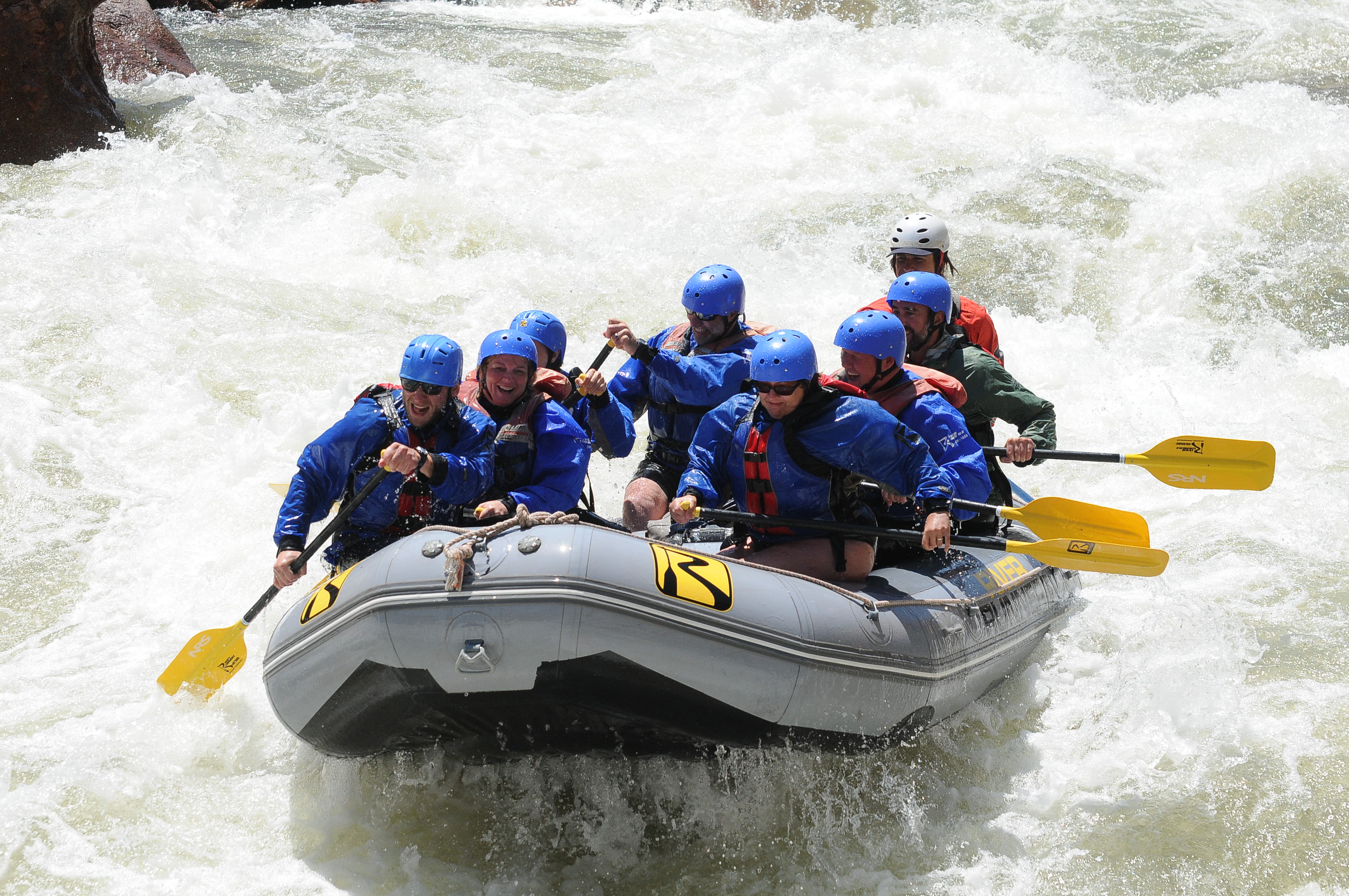 Royal Gorge rafting trips depart daily.