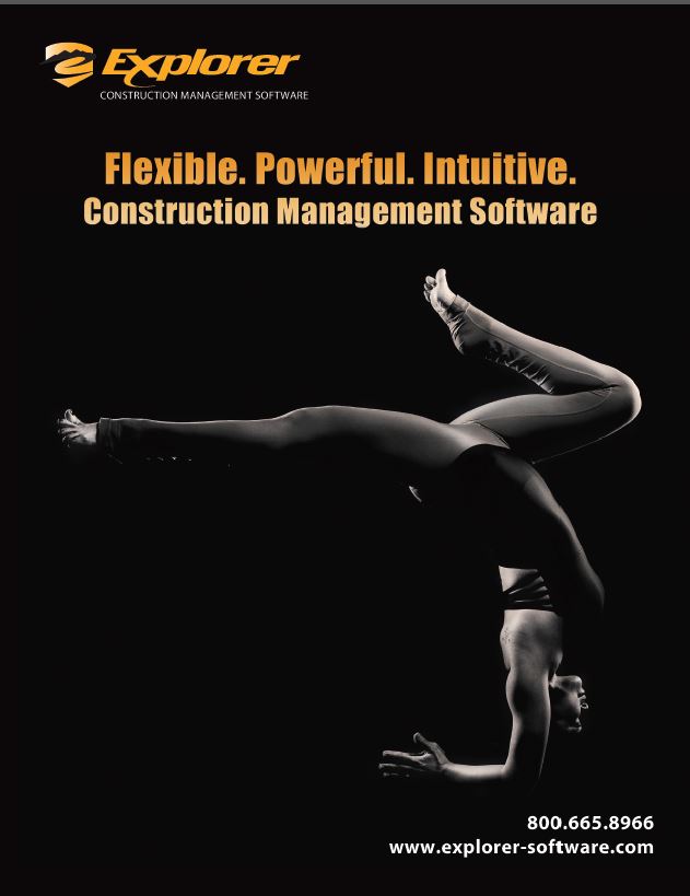 Explorer Eclipse Construction Management Software. Flexible. Powerful. Intuitive.