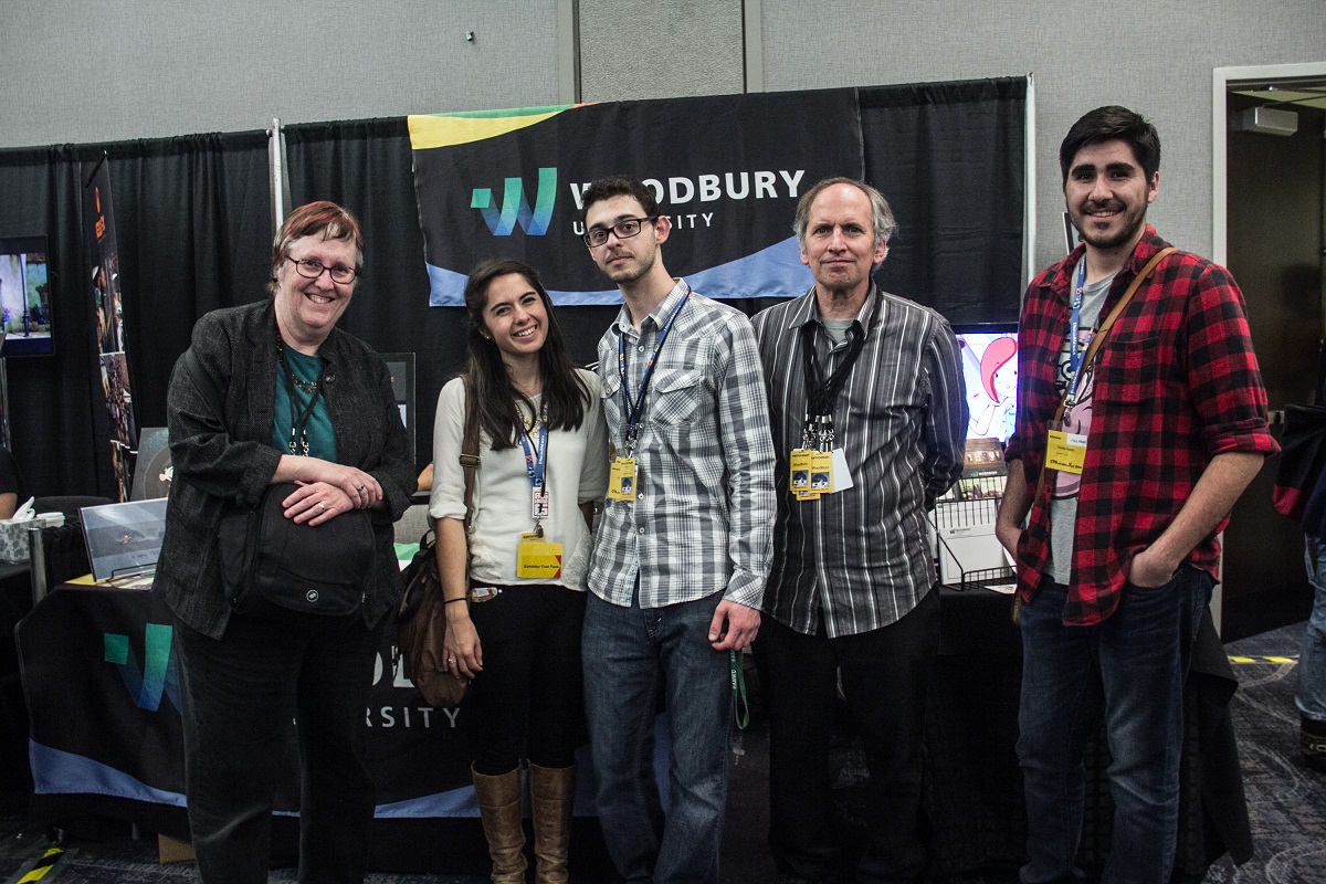 Woodbury students and faculty congregate at the 2014 CTN Expo
