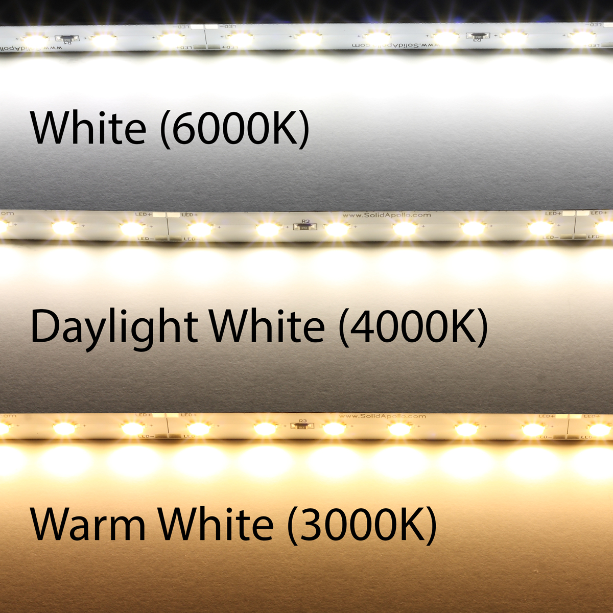 3 Brillant LED Colors To Choose From