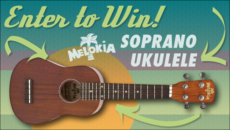 Enter to Win a Melokia Ukulele from Cascio Interstate Music. http://www.interstatemusic.com/Contest/149-Enter-to-Win-a-Melokia-Soprano-Ukulele.aspx