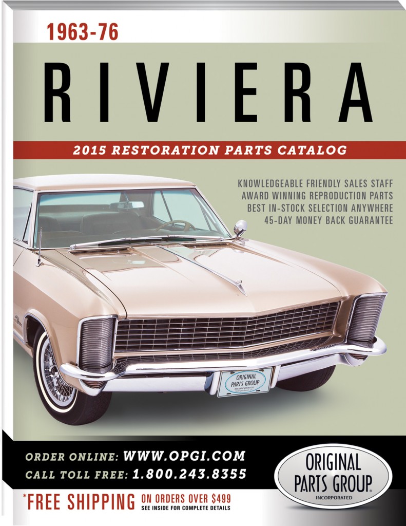 2015 OPGI 1963-76 Riviera restoration parts catalog